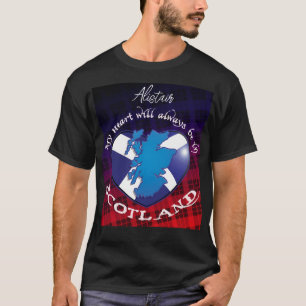 Camiseta Mi corazón siempre estará en SCOTLAND