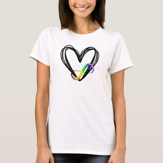 Camiseta Mi corazón tiene autismo (Anverso)