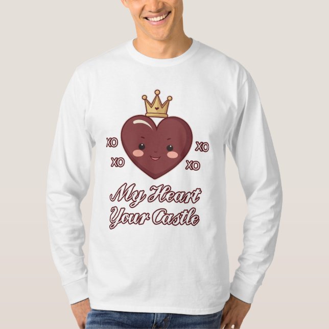Camiseta Mi Corazón, Tu Castillo (Anverso)