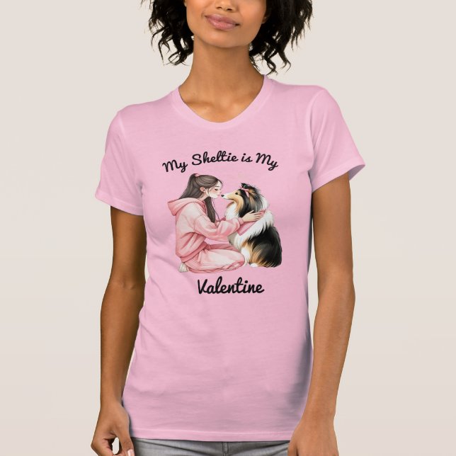 Camiseta Mi corbata es mi San Valentín (Anverso)