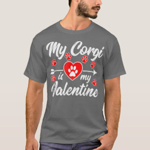 Camiseta Mi Corgi Es Mi Valentín