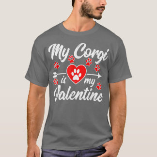 Camiseta Mi Corgi Es Mi Valentín