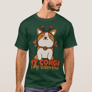 Camiseta Mi Corgi Es Mi Valentín, Corgi Propietario916