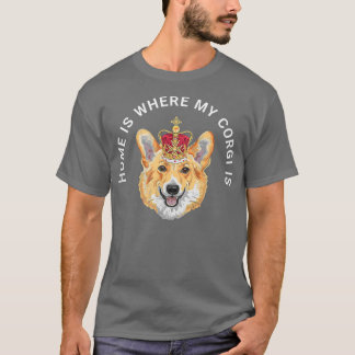 Camiseta mi Corgi está en casa 