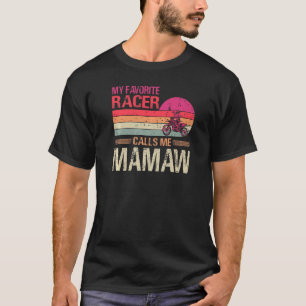 Camiseta Mi corredor favorito me llama Mamaw Vintage mami