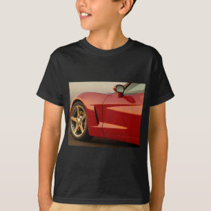 Camiseta Mi Corvette rojo