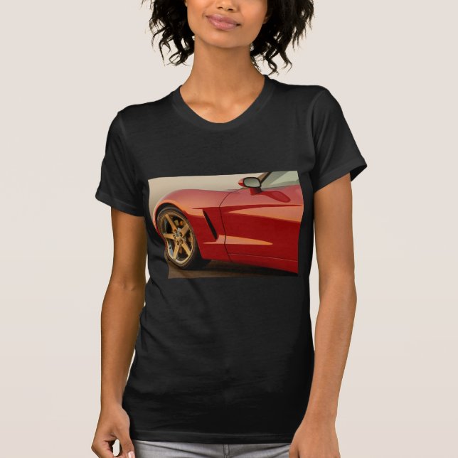 Camiseta Mi Corvette Rojo (Anverso)