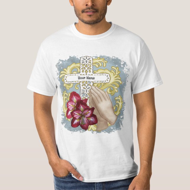 Camiseta Mi Cruz Cristiana Amaryllis (Anverso)