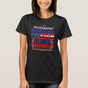 Camiseta Mi cuerpo elige los mandatos de la libertad médica