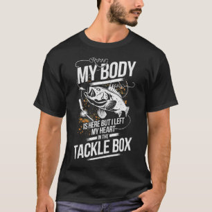 CAMISETA MI CUERPO ESTÁ AQUÍ PERO DEJÉ MI CORAZÓN EN LA CAJ