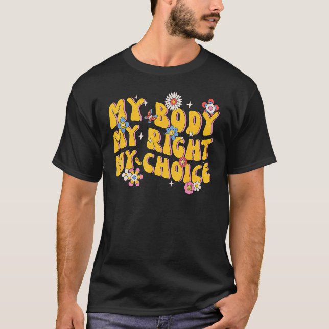 Camiseta Mi cuerpo Mi derecho Mi elección Feminista Pro Cho (Anverso)