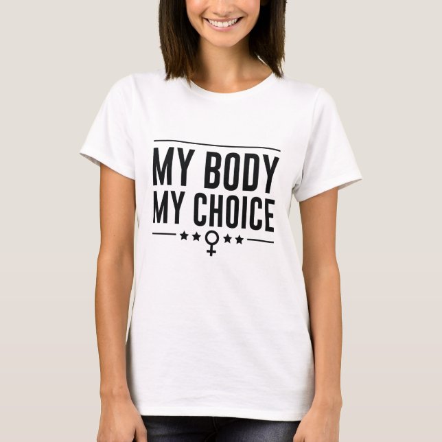 Camiseta Mi cuerpo mi elección (Anverso)