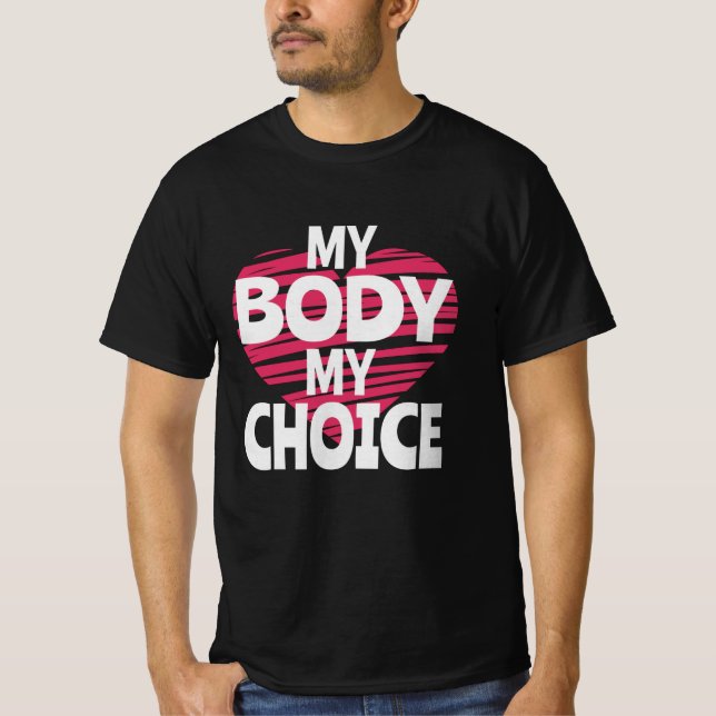 Camiseta Mi cuerpo mi elección (Anverso)
