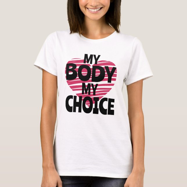 Camiseta Mi cuerpo mi elección (Anverso)