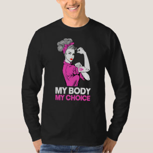 Camiseta Mi cuerpo mi elección Feminista Pro Elección Rig F
