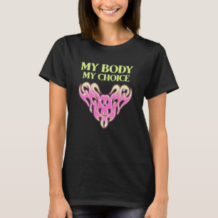 Camiseta Mi cuerpo, mi elección, los derechos de las mujere