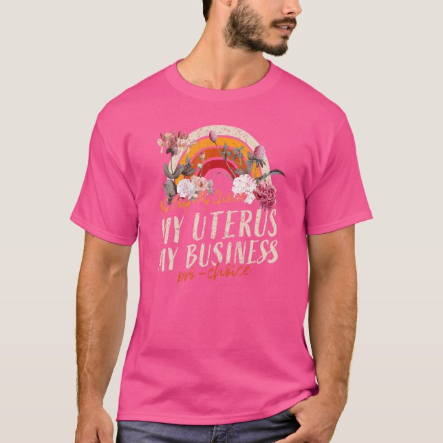 Camiseta Mi cuerpo Mi elección Mi Uterus Mi elección profes (Anverso)