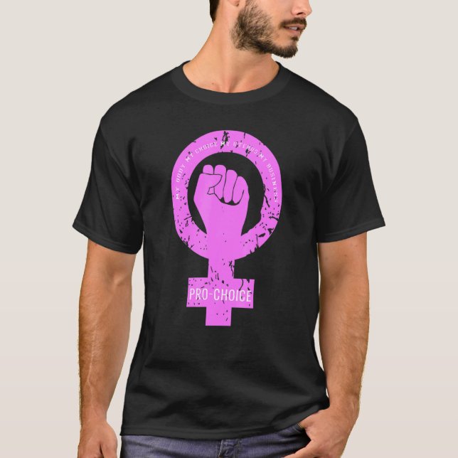 Camiseta Mi cuerpo Mi elección Mi Uterus Mi elección profes (Anverso)