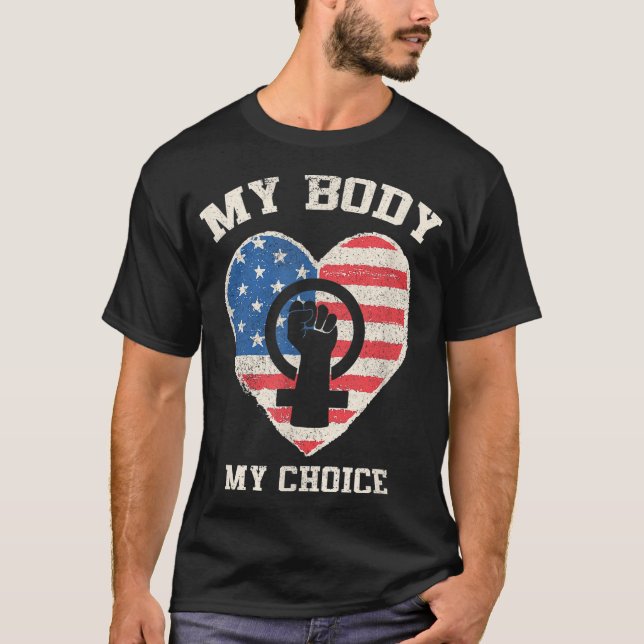 Camiseta Mi cuerpo mi elección Pro Elección Derechos de la  (Anverso)