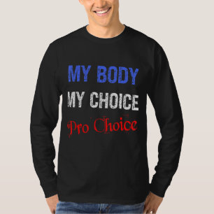 Camiseta Mi cuerpo Mi elección Pro Elección Mujeres Rojas A