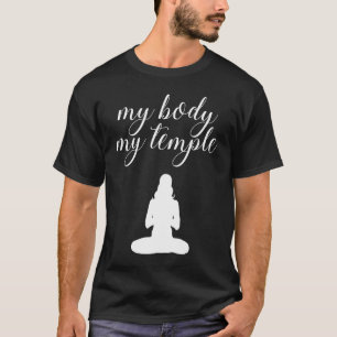 Camiseta Mi cuerpo mi templo Yoga Meditación Hombres Mujere