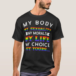 Camiseta Mi cuerpo Mi vida Mi elección no la tuya