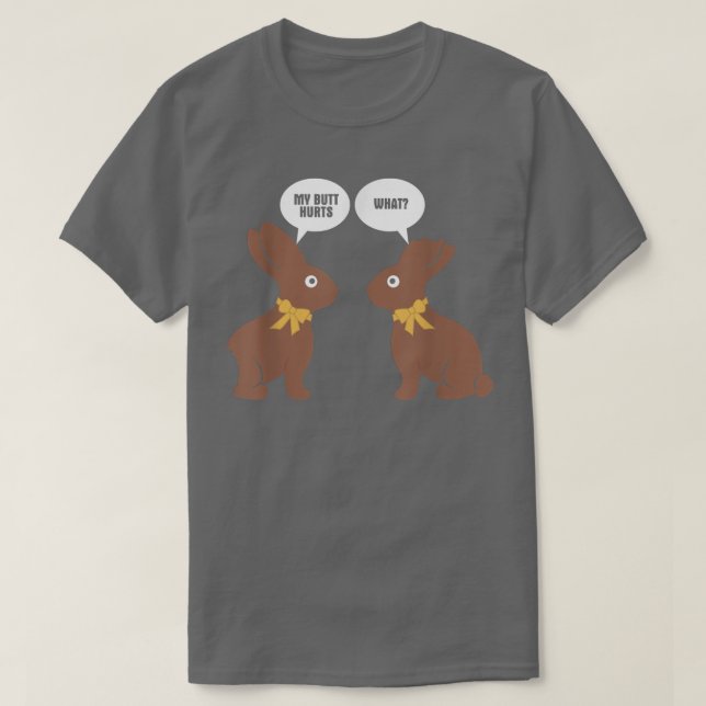 Camiseta Mi culo duele Bunny  (Diseño del anverso)