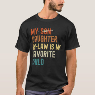 Camiseta Mi cuñada es mi hija favorita hija graciosa