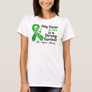 Camiseta Mi cuñada es una cinta fuerte del verde del