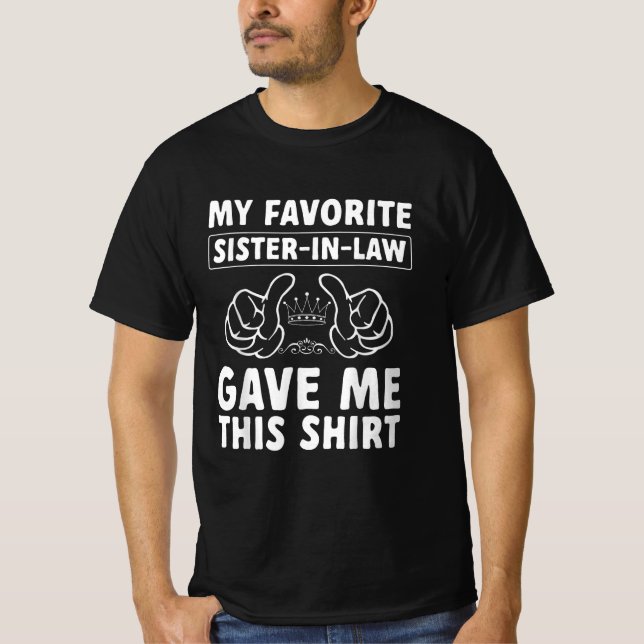Camiseta Mi cuñado favorito es el gracioso cuñado (Anverso)