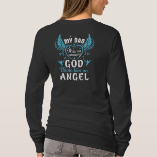 Camiseta Mi DAD fue tan increíble que dios lo hizo un ángel