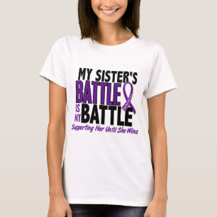 Camiseta Mi de la batalla cáncer pancreático de la herman