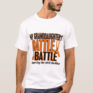 Camiseta Mi de la batalla leucemia de la nieta también