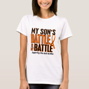 Camiseta Mi de la batalla leucemia del hijo también
