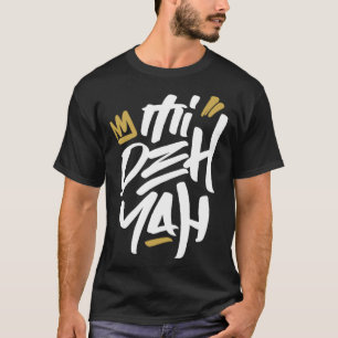 Camiseta Mi Deh Yah Rasta Decir Graffiti Etiqueta Estilo Re