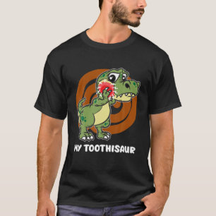 Camiseta Mi Dentístago - Dinosaurio Con Alivio Del Dolor Di