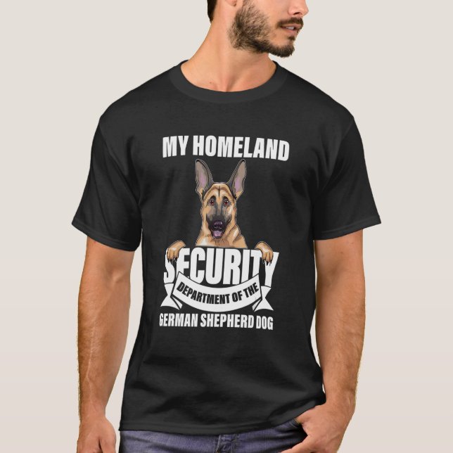 Camiseta Mi Departamento De Seguridad Nacional Del Pastor A (Anverso)