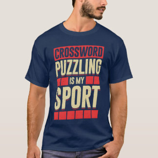 Camiseta Mi deporte es resolver crucigramas familia