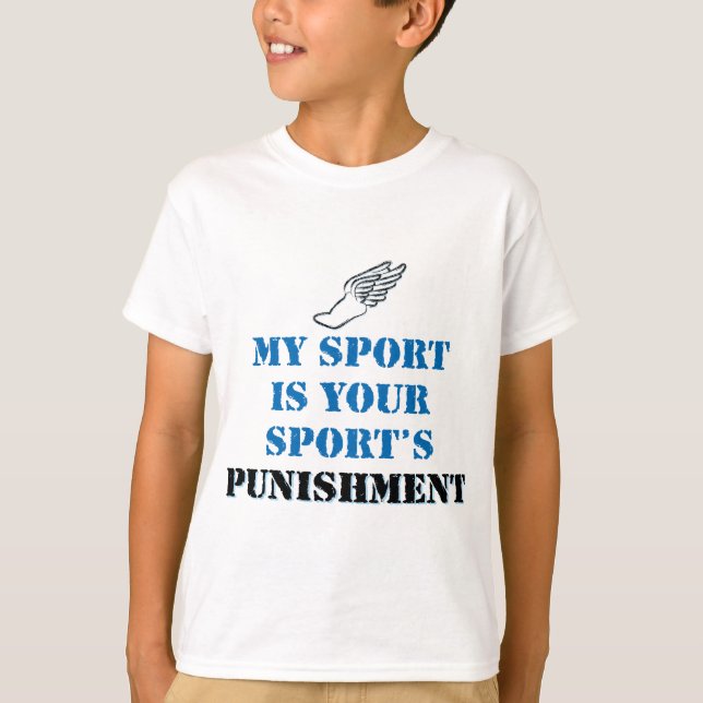 Camiseta Mi deporte es tu castigo deportivo - pista (Anverso)