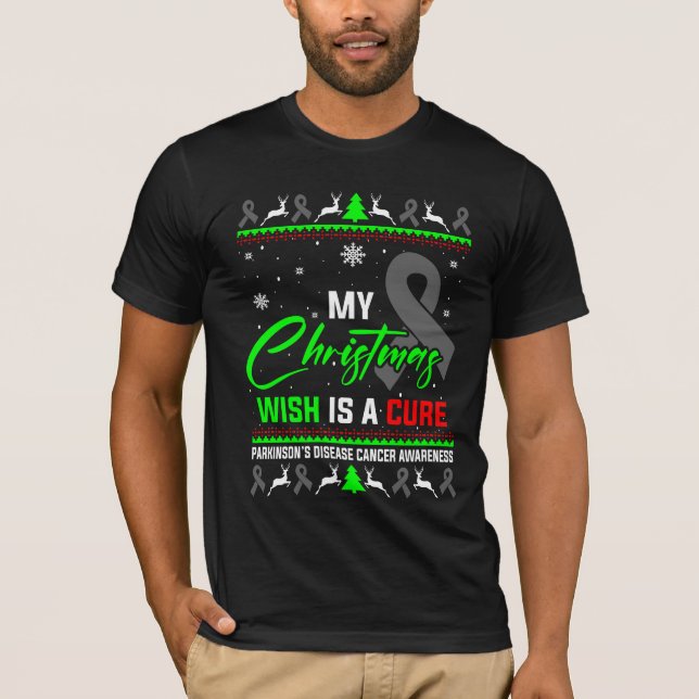 Camiseta Mi deseo de Navidades es una cura para la enfermed (Anverso)