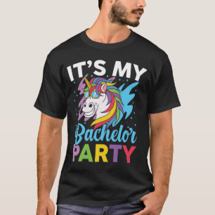 Camiseta Mi despedida de soltero - Unicornio gracioso