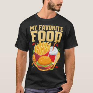Camiseta Mi Día de Comida Favorito Día de Comer Alimentos F