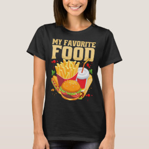 Camiseta Mi Día de Comida Favorito Día de Comer Alimentos F
