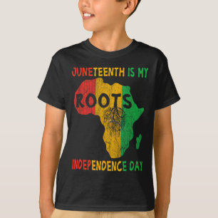 Camiseta Mi Día de la Independencia África Rota a los Hombr