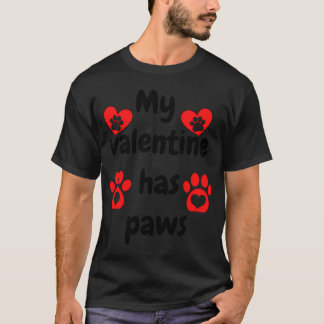 Camiseta Mi Día de San Valentín Tiene Patas