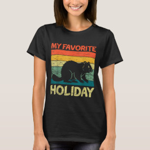 Camiseta Mi Día Festivo Favorito Día de la Marmota Atardece