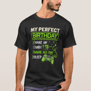 Camiseta Mi día perfecto para juegos de video regalos de ju