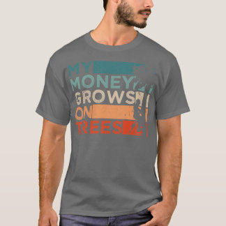 Camiseta Mi Dinero Crece En Los Árboles1
