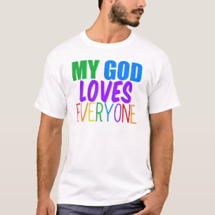 Camiseta Mi Dios ama a todos