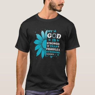 Camiseta Mi Dios Es Más Fuerte Que El Frágil Síndrome X Awa